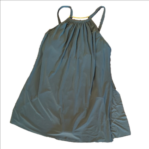 Magicsuit Green One Piece Swimsuit with Gathered Neckline - Picture 1 of 10